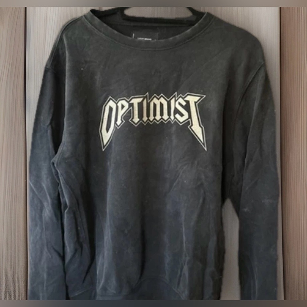 Lucky Brand Black Crewneck Sweatshirt